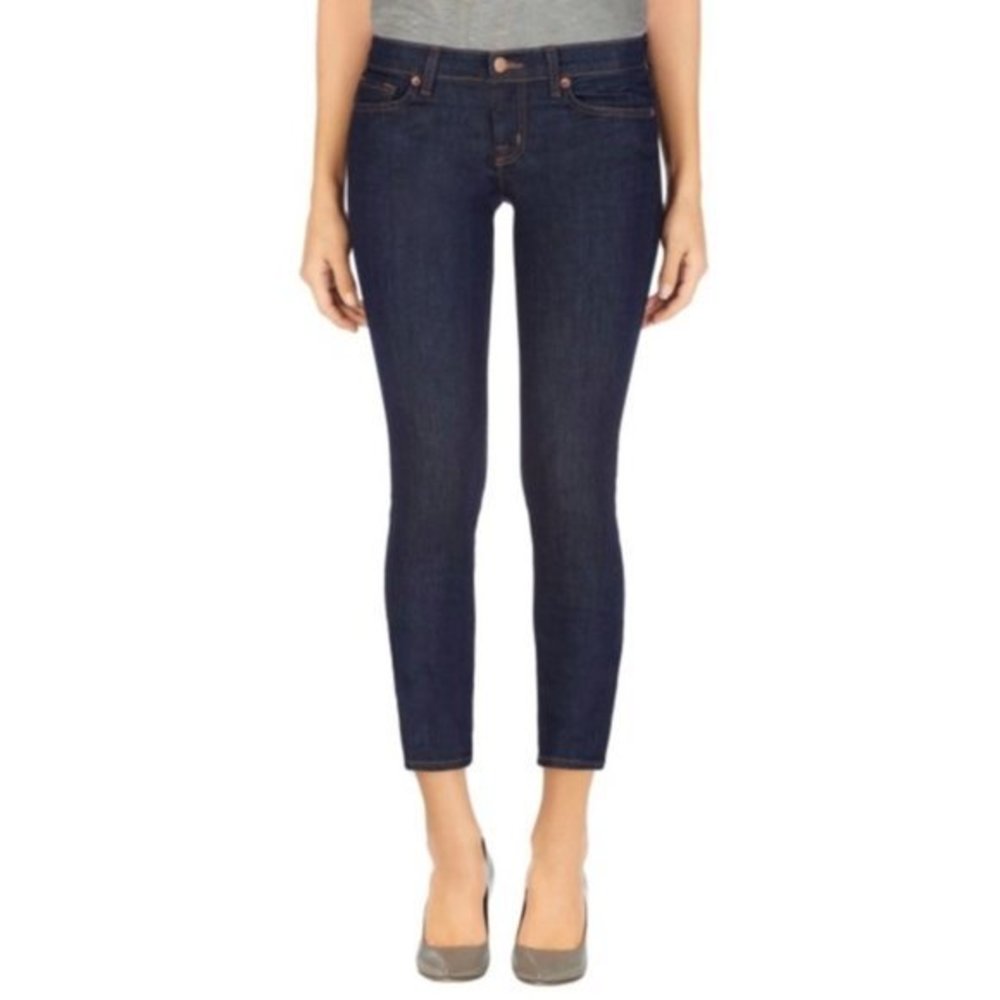 J Brand Midrise Capri‎ Pure Dark Skinny Jeans